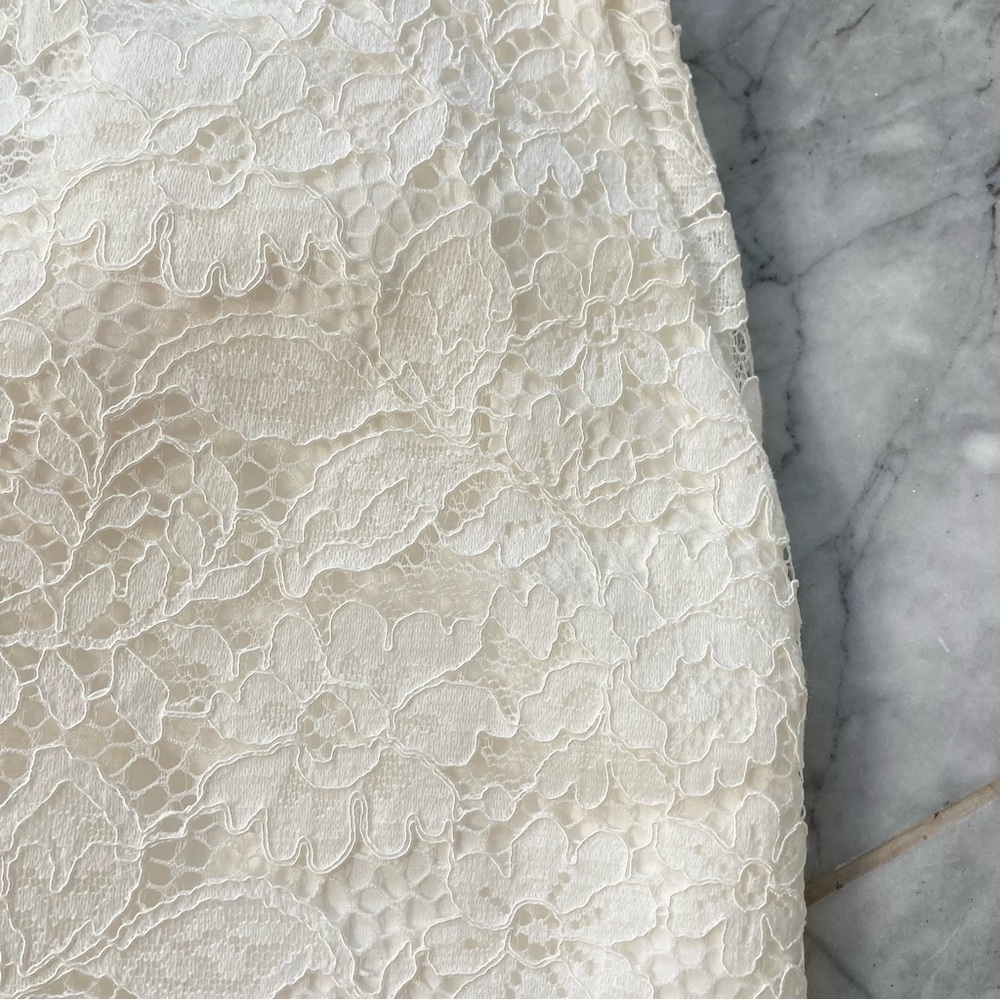 ZARA White Cropped Lace Pants - Picture 5 of 15